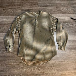 2/$22  The Territory Ahead Beige Square Print Henley XL